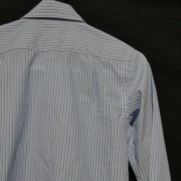 ANDREW FEZZA, size 12, striped button down dress shirt, GUC - Picture 13 of 16